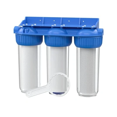 Afbeelding van Naturewater NW BR10B4, 3 etappes filtersysteem, 26,16 mm (3/4&quot;) sedimentfilter, blok actieve kool.