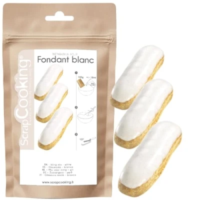 Afbeelding van Scrapcooking Witte fondant voor glazuurpoeder, 150 g