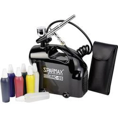 Afbeelding van Sparmax SK 55 Airbrushset voor beginners Met compressor Double action