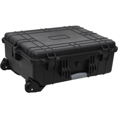 Afbeelding van Flightcase Op Wieltjes 63X50X23 Cm Pp Zwart