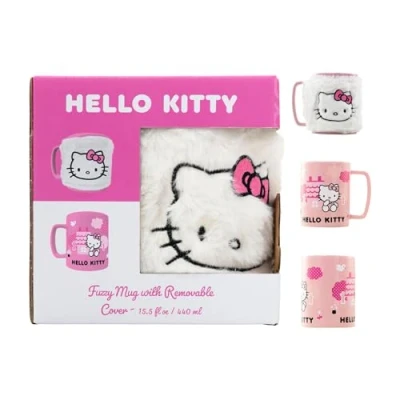 Afbeelding van Pyramid Hello Kitty pluizige mok, Kopje, Veelkleurig