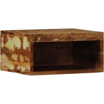Afbeelding van vidaXL Tv meubel wandmontage 40x30x19 cm massief gerecycled hout