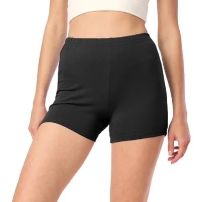 Afbeelding van Merry Style MS MS10 392 LE Dames Leggings Sport Vrijetijdsbroek Hotpants Shorts Boxershorts Kort Katoen Zwart XXL