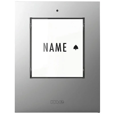 Afbeelding van m e modern electronics 41302 Zender voor Draadloze deurbel Verlicht, Met naambord