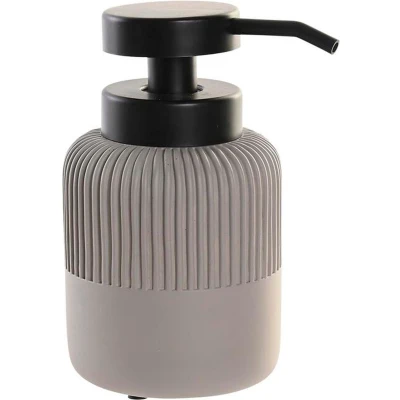 Afbeelding van Zeepdispenser DKD Home Decor 7 x 15 cm Grijs Cement Polypropyleen