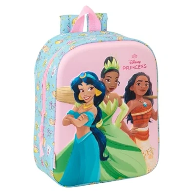 Afbeelding van Kinderrugzak Frozen Roze Hemelsblauw 22 x 27 10 cm 3D