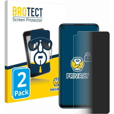 Afbeelding van BROTECT privacy screenprotector voor Xiaomi Redmi Note 9 Folie Beschermfolie Blauwlichtfilter (2 Stuks)