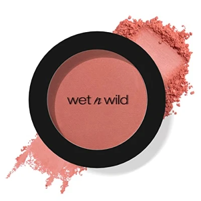 Image de wet &#039;n wild Color Icon Blush, Fard à Joues Transparent Audacieux, avec un eFormule de Poudre Pressée Douce Comme Du Velours pour Éclat Couleur Soyeux d&#039;Apparence Saine, Nuance Bed Of Roses