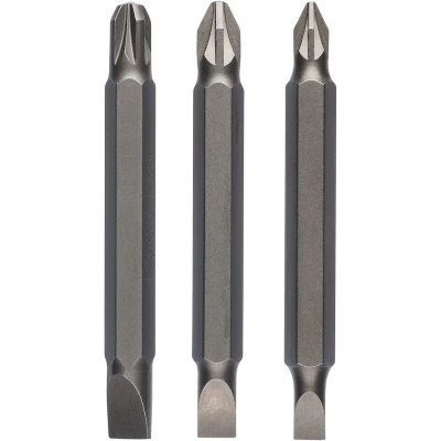 Afbeelding van Bosch Accessories 2609255958 Dubbelbitset 3 delig Plat, Kruiskop Pozidriv