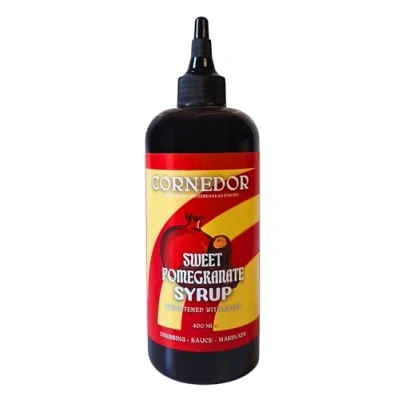 Image de CORNEDOR Sirop de grenade doux Mélange et dattes 400 ml Sirop, vinaigrette, sauce, marinade sans sucre ajouté, additif