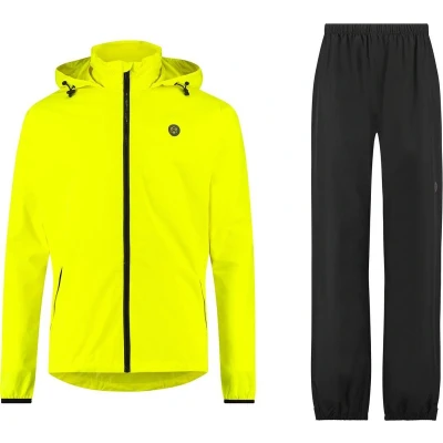 Afbeelding van AGU GO Regenpak Essential Unisex Geel M Dames &amp; Heren Waterdicht Ademend