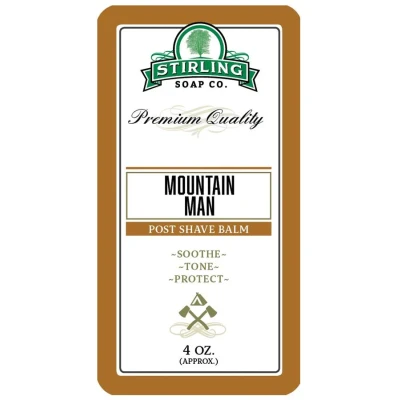 Afbeelding van Stirling Soap Co. after shave balm Mountain Man 118ml