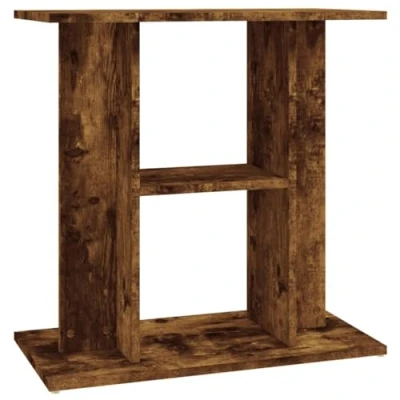 Afbeelding van Aquariumstandaard 60x30x60 cm bewerkt hout gerookt eikenkleurig