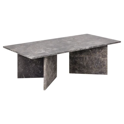 Afbeelding van Hjem Interiors Neo Rechthoekige Salontafel Marmer Bruin