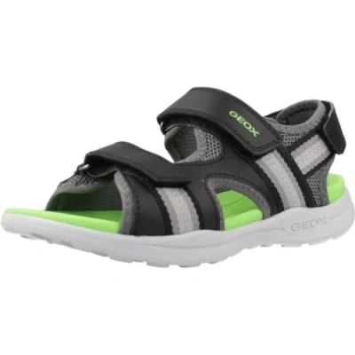 Afbeelding van Geox J Vaniett Boy B sandalen voor jongens, Zwart Groen