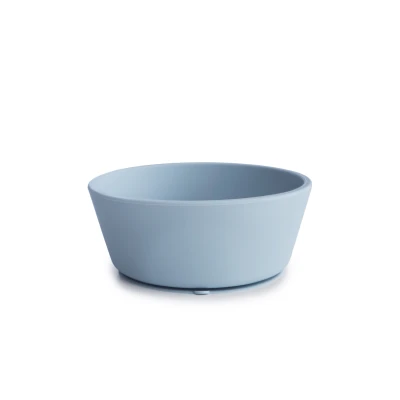 Afbeelding van Mushie Kommetje met zuignap powder blue
