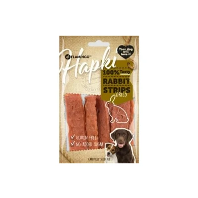 Afbeelding van Hondensnack Hapki Rabbit Strips 85 gr