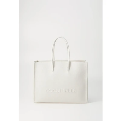 Afbeelding van Coccinelle Myrtha MAXI LOG Shopper, Dames, Maat: One Size, Blanco