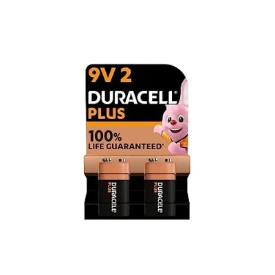 Afbeelding van 2 x Duracell 9 V plus (1 blister met batterijen), batterijen (6LR61/MN1604)