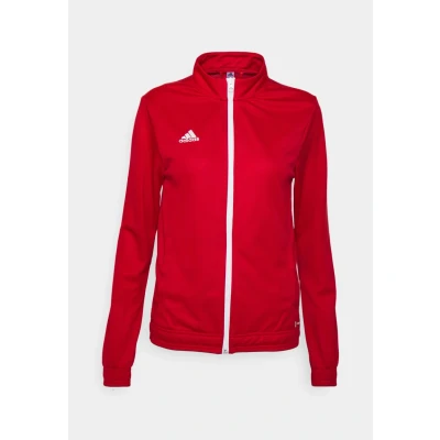 Afbeelding van adidas Performance Entrada 22 Jacket Trainingsvest, Dames, Maat: XS, Rot/weiss