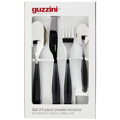 Image de Fratelli Guzzini 23000022 Ménagère 24 pièces Noire