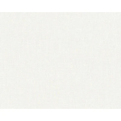 Afbeelding van LINNENLOOK BEHANG Basic wit A.S. Création Metropolitan Stories