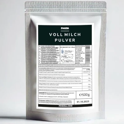 Image de lait entier en poudre fabriqué à partir de frais pur 500 g par Foozia