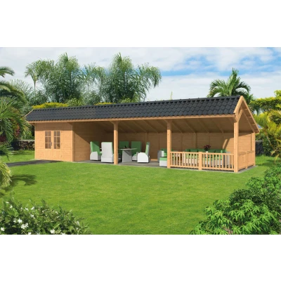 Afbeelding van Lariks/douglas Kapschuur Bergen XL Type 11 1302x452 cm