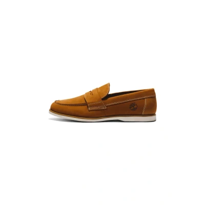 Afbeelding van Timberland Classic Venetian Instappers, Heren, Maat: 44, Saddle Leer