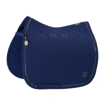 Image de Eskadron Tapis de Selle Heritage Softshell Emblem Dressage True Bleu