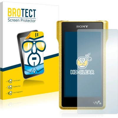 Afbeelding van BROTECT Screenprotector voor Sony Walkman NW WM1A Folie Beschermfolie transparant (2 Stuks)