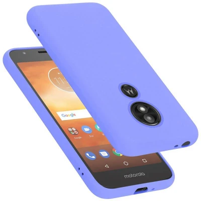 Afbeelding van Cadorabo Hoesje geschikt voor Motorola MOTO E5 PLAY GO in LIQUID LICHT PAARS Beschermhoes gemaakt van flexibel TPU silicone Case Cover