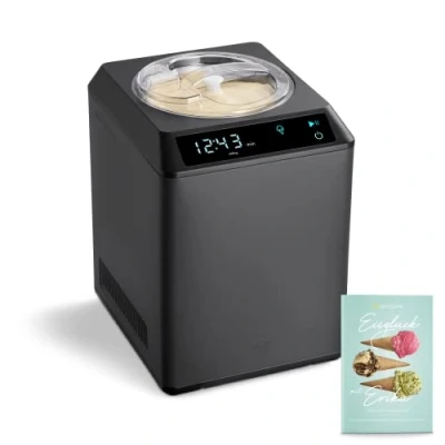 Afbeelding van SPRINGLANE ERIKA 2 in 1 yoghurtmaker koelkast met koelcompressor en verwarmingsfunctie, 2,5 liter ijsmachine yoghurt van roestvrij staal, koudehoudfunctie