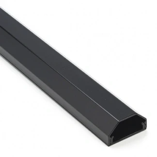 Afbeelding van Kabelgoot muur Goobay 110 x 3.3 cm (Aluminium, Zwart)