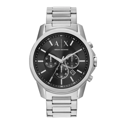 Afbeelding van Emporio Armani heren Horloge AX1720 in de kleur Zilver