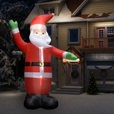Afbeelding van Kerstman opblaasbaar met LED&#039;s IP44 4,5 m