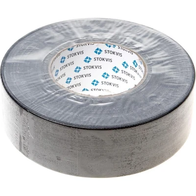 Afbeelding van Ducttape premium zwart 50mm x 50 meter