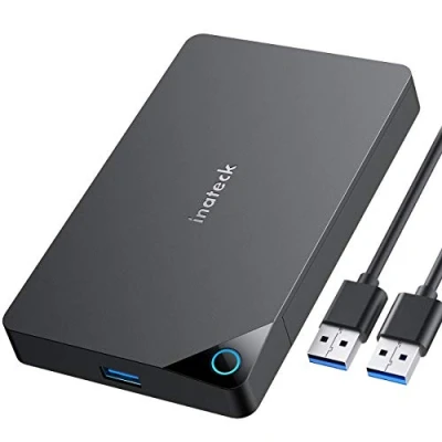 Afbeelding van Inateck FE2013 USB 3.0 externe harde schijf behuizing voor 2,5 inch SATA HDD en SSD, ondersteunt UASP, zonder gereedschap