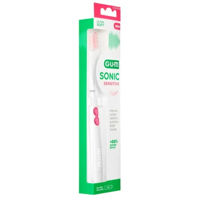 Afbeelding van 1+1 gratis: GUM Elektrische Tandenborstel Sonic Daily Sensitive