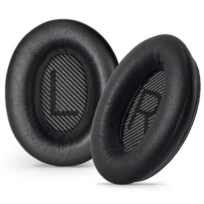 Afbeelding van Oorkussens van echt leer voor Bose QuietComfort QC 35 II 25 15 2 hoofdtelefoon QC35 QC25 QC15 QC2 SoundLink SoundTrue Around Ear AE2