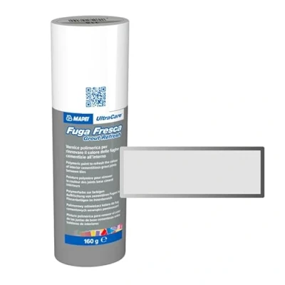 Afbeelding van Mapei Ultracare FUGA FRESCA 110 grijs MANHATTAN polymeerverf voor het vernieuwen van de kleur gecementeerde lekken, fles 160 g.