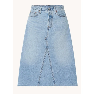 Afbeelding van Levi&#039;s Decon Skirt Jeansrok, Dames, Maat: 24, secret
