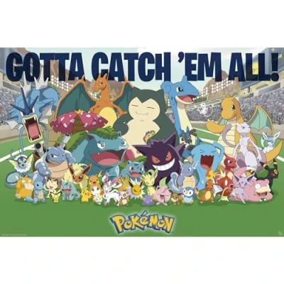Afbeelding van Poster Pokemon All Time Favorites 91,5x61cm