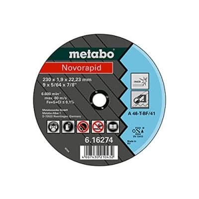 Afbeelding van Metabo 616270000 Doorslijpschijf recht 25 stuk(s)