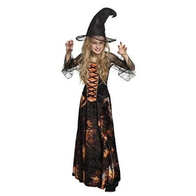 Afbeelding van Boland Kostuum Dazzling witch (4 6 jr) Kinderen Heks Halloween verkleedkleding