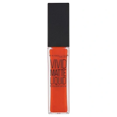 Afbeelding van Maybelline Vivid Matte Liquid 25 Orange Shot Oranje Lippenstift
