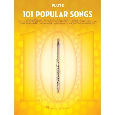 Afbeelding van 101 Popular Songs Flute For Instrumental Folio