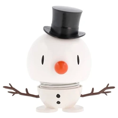 Afbeelding van Hoptimist Snowman 12,6 x 8,5 10,8 cm M White