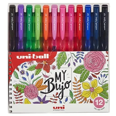 Afbeelding van Uni ball Signo RT1 UMN 155N Gel rollerball kit, 12 kleuren