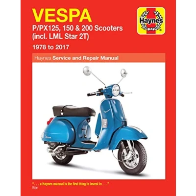 Afbeelding van Vespa P/PX125, 150 &amp; 200 Scooters (incl. LML Star 2T) (78 17)